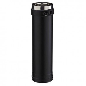Elément droit 45 cm Noir Poujoulat PGI 80/130 Ref. 37080704-9030