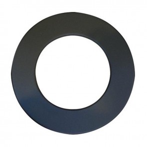 Rosace noire pour élément droit de finition Poujoulat Ø 180 à 230 mm
