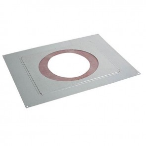 Plaque de distance de sécurité étanche Poujoulat Therminox pour plafond Ø 150 mm Réf.20150120
