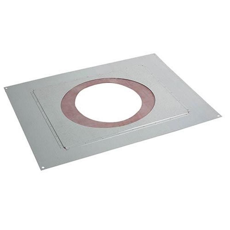 Plaque de distance de sécurité étanche Poujoulat Therminox pour plafond Ø 150 mm Réf.20150120 Plaque de distance de sécurité étanche Poujoulat Therminox pour plafond Ø 150 mm Réf.20150120