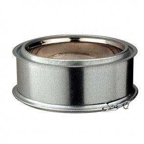 Elément droit Poujoulat isolé Inox-Galva longueur 10 cm Ø 230mm