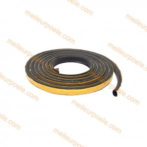 JOINT FIBRE 8X1MM NOIR ADHESIF EDILKAMIN  (Prix au mètre linéaire) R188140