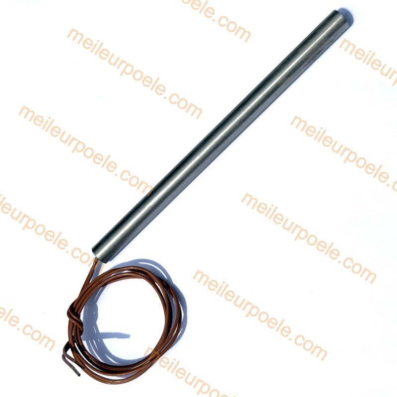 Bougie d'allumage poêle à pellets 280W compatible Longueur 155 mm - diamètre 10 mm HT62686 Bougie d'allumage poêle à pellets 280W compatible Longueur 155 mm - diamètre 10 mm HT62686