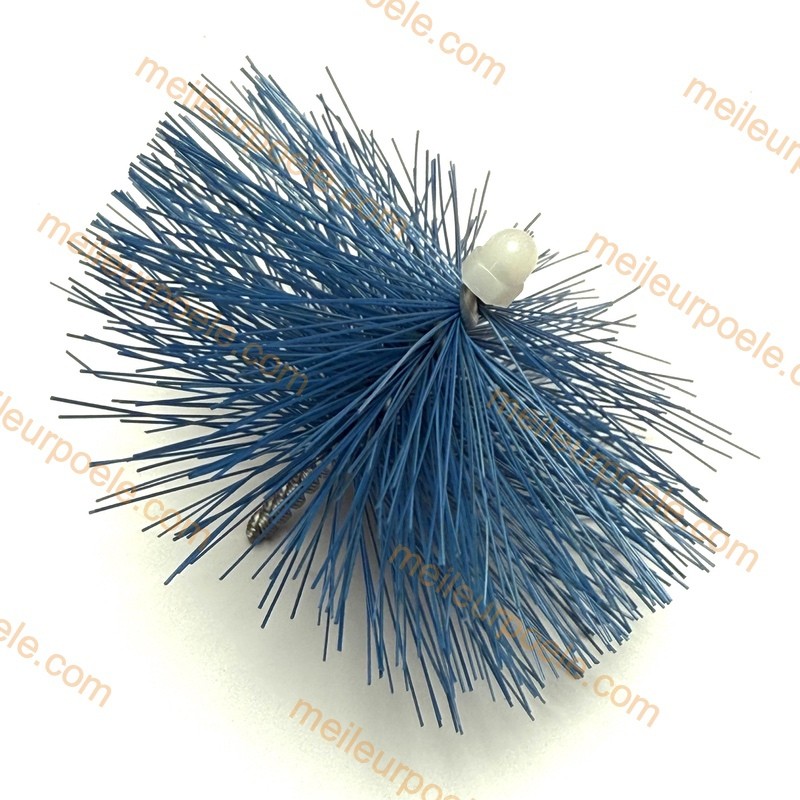 Brosse HT Souple pour Enrouleur Wohler Mini S, Filetage M5, T° maxi 250°C Ref. 14607