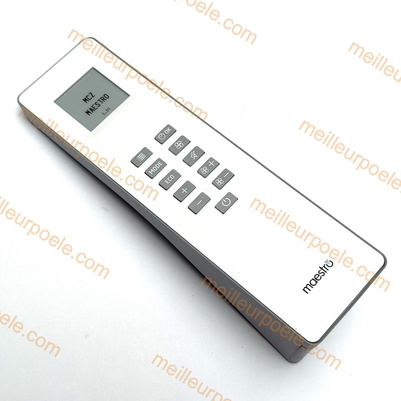 Télécommande MCZ avec thermostat d'ambiance pour poêles Maestro M1 Ref. 44020006