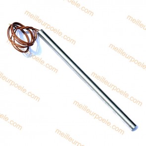 Bougie d'allumage poêle à pellets 320W Longueur 180 mm - diamètre 10 mm