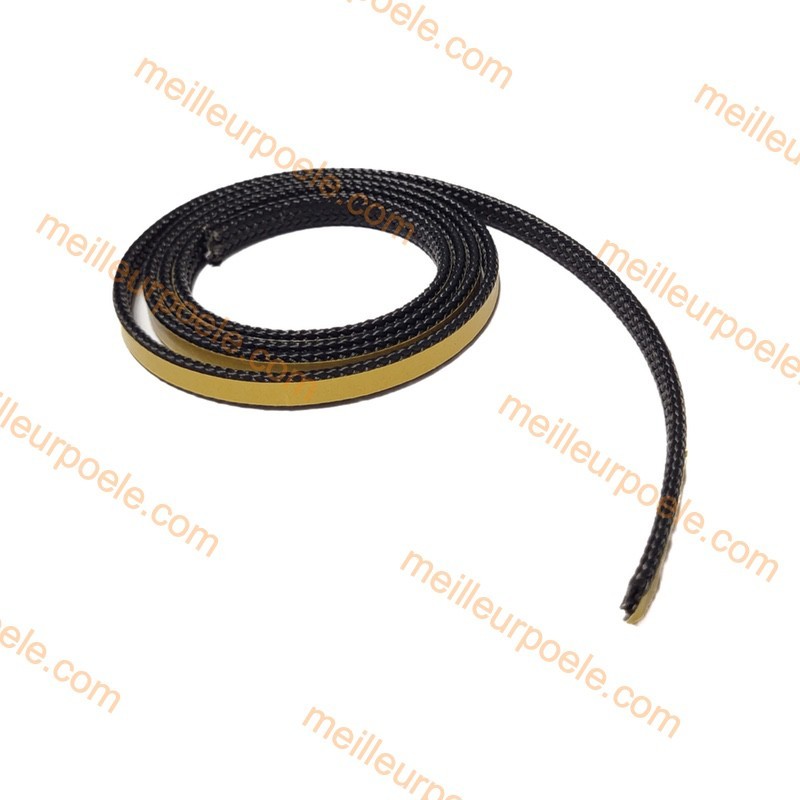 Joint fibre céramique Edilkamin 8X2 mm noir (Prix au mètre linéaire) R173050