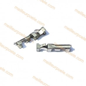 Connecteur  mâle STELVIO 84 pour bougie d'allumage de poêle à pellets (2 pièces) VA79491m