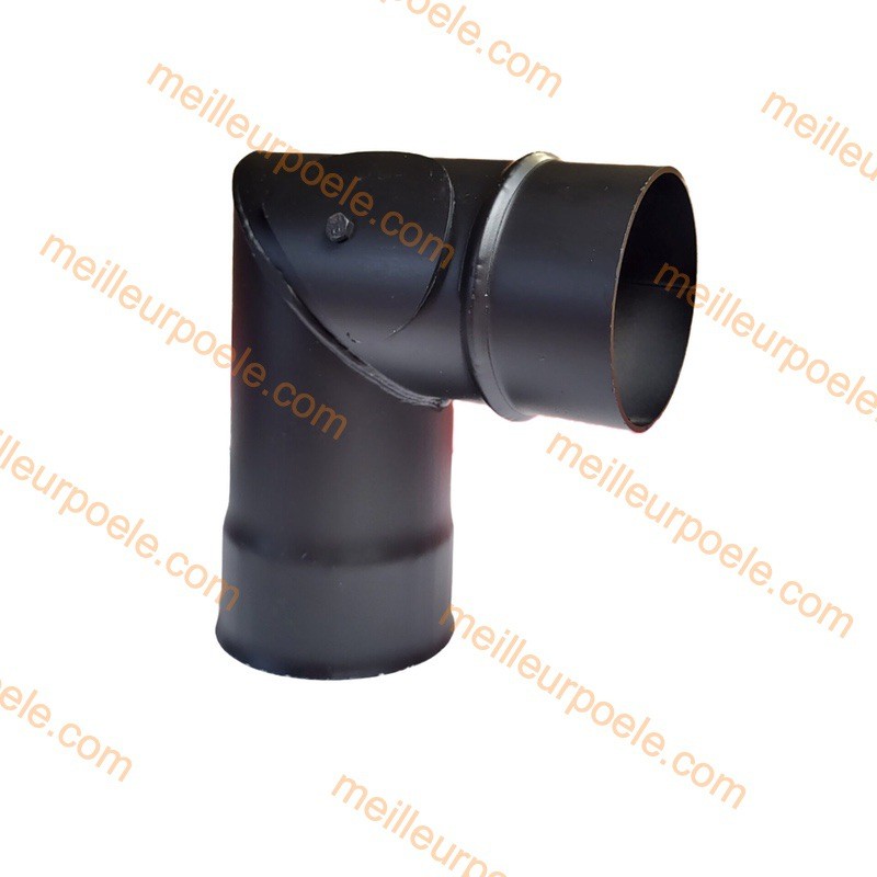 TUYAU D.80 90° AVEC INSPECT Edilkamin ARIS UP-ARIS UP2 R1073690