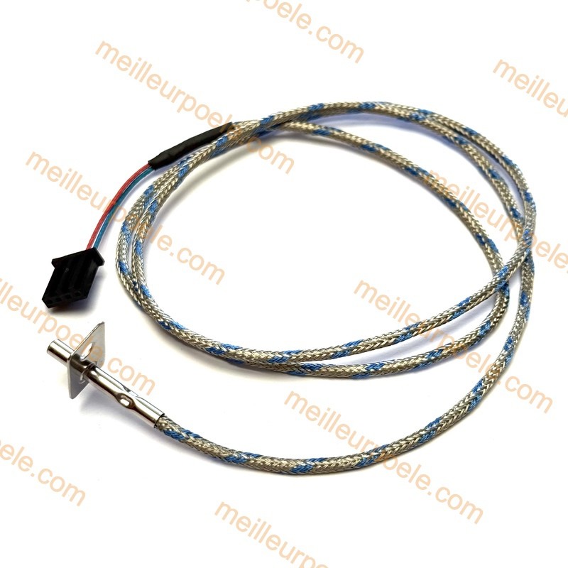 Sonde fumées avec bride ET connecteur MCZ Ref. 41451401300
