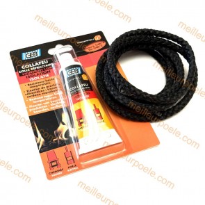 Kit Joint de porte Ø8  3ml + colle haute température 50ml Ref. kit d8