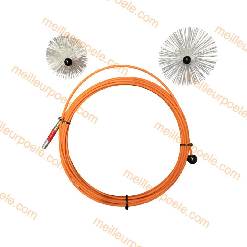 KIT DE RAMONAGE CONDUIT Ø 80 ET Ø 111 LG 8 M PROGALVA  1337
