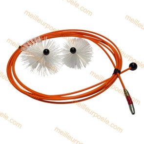 KIT DE RAMONAGE CONDUIT Ø 80 ET Ø 111 LG 5 M PROGALVA  Ref. 1336