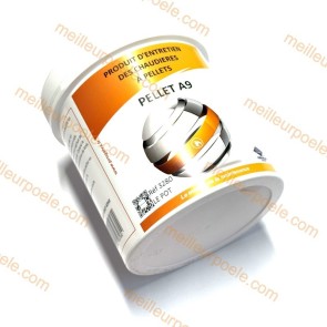 PRODUIT D'ENTRETIEN DES CHEMINÉES À GRANULÉS PELLET A9 EN POT CONTENANT PROGALVA  Ref. 3280