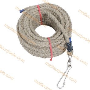 PROGALVA ENSEMBLE CORDE-MOUSQUETON LG 25 M Ref.1625 meilleurpoele.com