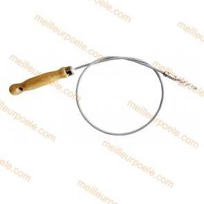 PROGALVA GOUPILLON NYLON 70X30 LG 1 M POIGNEE/CABLE ACIER PALAZZETTI