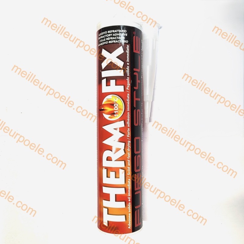 Mastic réfractaire 1000°C Termatech cartouche de 500G Mastic réfractaire 1000°C Termatech cartouche de 500G
