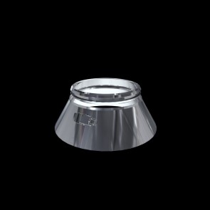 conduit poujoulat Collerette de solin inox avec joint diametre 150 mm