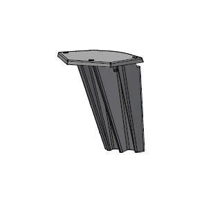 Pied en fonte Cadel Hublot Ref. 4D13023312063