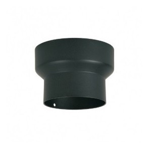 Réduction diamètre  160 mm femelle vers 125 mm mâle pour poêle à bois
