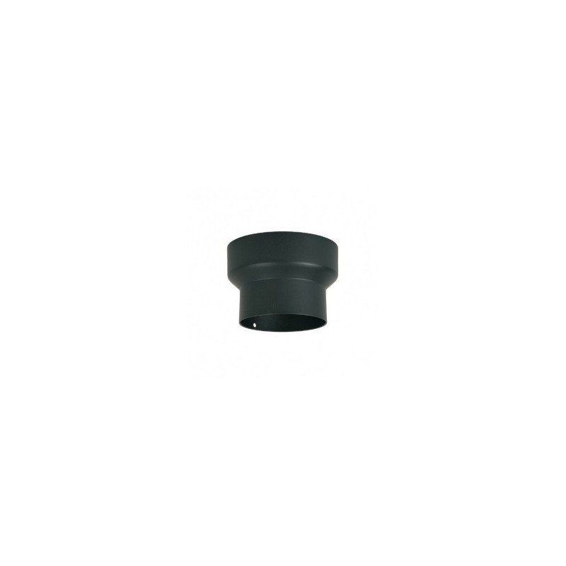 Réduction diamètre  160 mm femelle vers 125 mm mâle pour poêle à bois