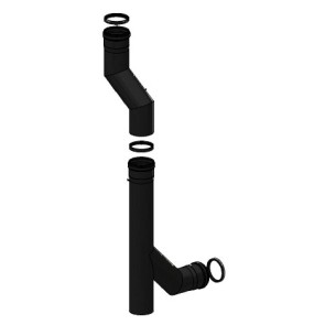 Sortie fumées supérieur FREEPOINT CHROME 5 AT Ref. 4D16025101061