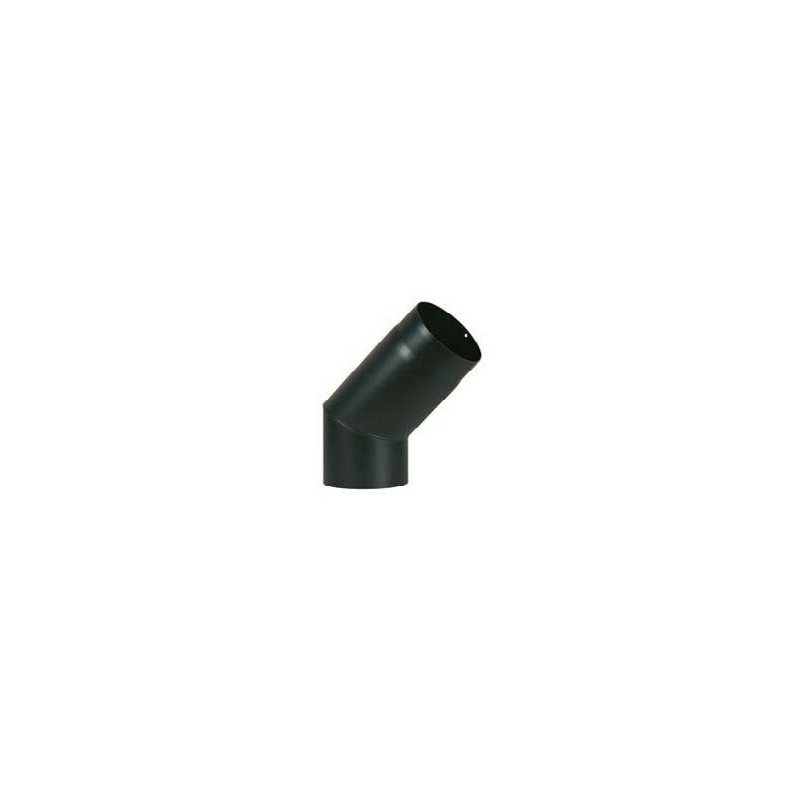 Coude raccordement poêle a bois 45° diamètre 150 mm Coude raccordement poêle a bois 45° diamètre 150 mm