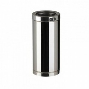Elément droit isolé Poujoulat Therminox inox inox longueur 45 cm Ø 150mm Réf.21150004