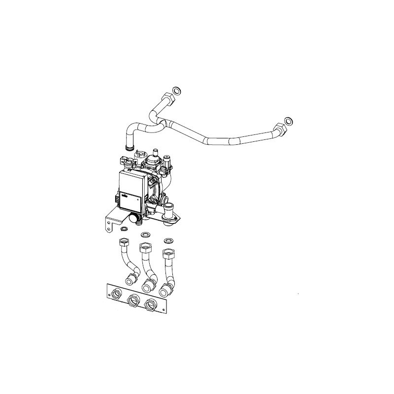 Pièces detachees poele a pellets CADEL Kit hydraulique 41501601150