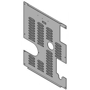 Pièces detachees poele a pellets CADEL Panneau postérieur noir 41411610132P