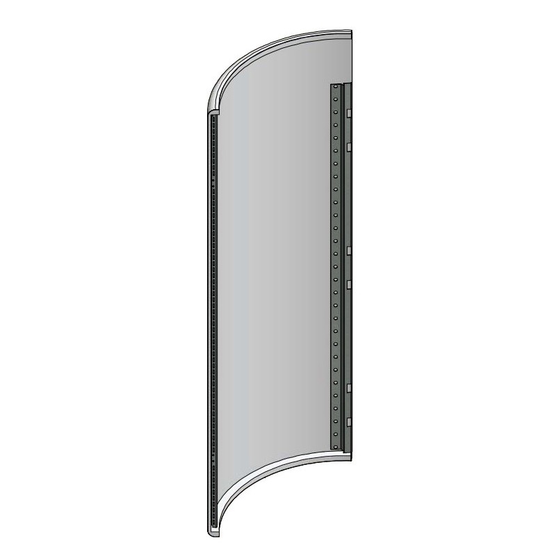 Pièces détachées CADEL Côté courbe Corian Droit Gris 4D12516701035