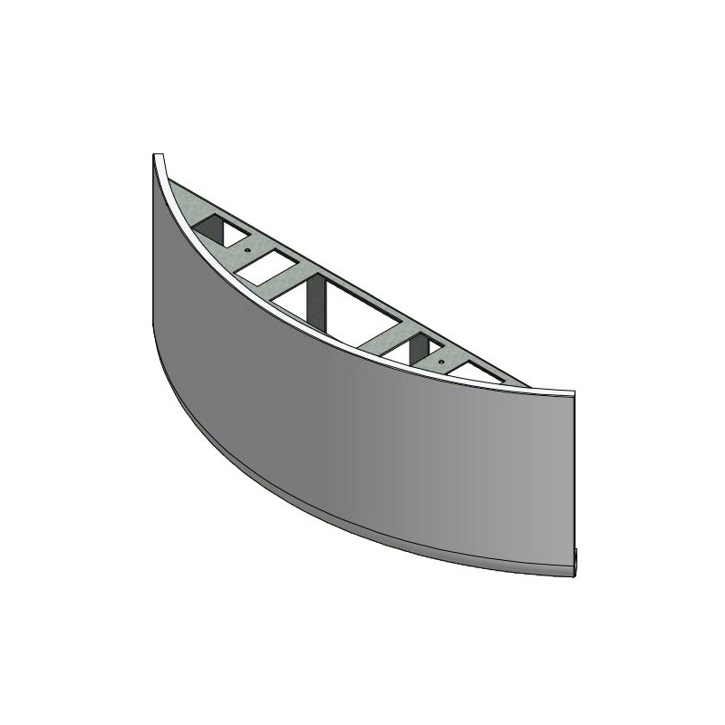 Pièces détachées CADEL panneau inferieur Corian Blanc 4D12516704034