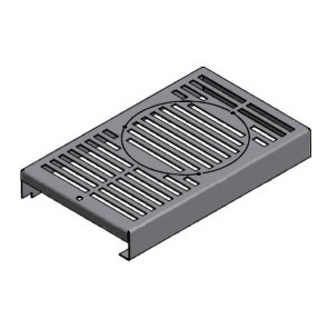 Pièces CADEL Grille supérieure Droite grise 4D2401302621