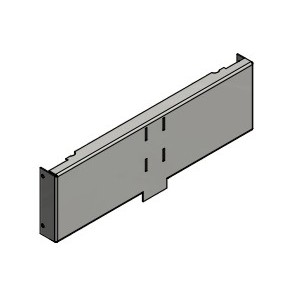 Pièces détachées CADEL Panneau frontal inferieur noir 4D24015723363