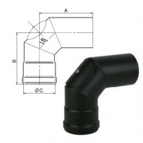 Joint silicone pour tuyau de poele à pellets diamètre 100 mm