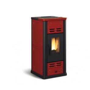 EXTRAFLAME SERAFINA Poêle à pellets en faïence avec sortie des fumées sur le dessus 8 kW| 1499€