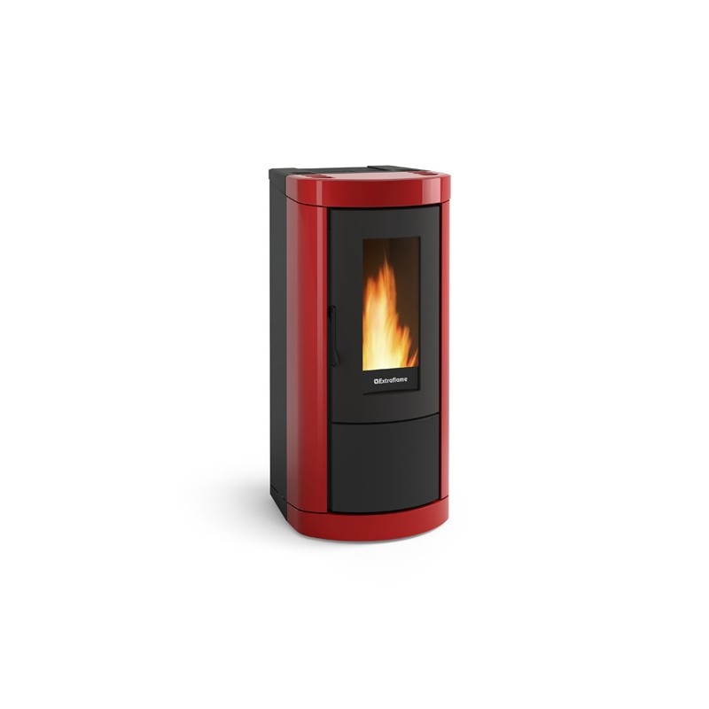 EXTRAFLAME MIETTA Poêle à pellets étanche avec décendrage automatique 9 kW