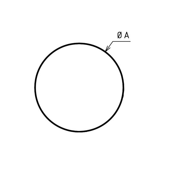 Plaque de sol ronde sur mesures